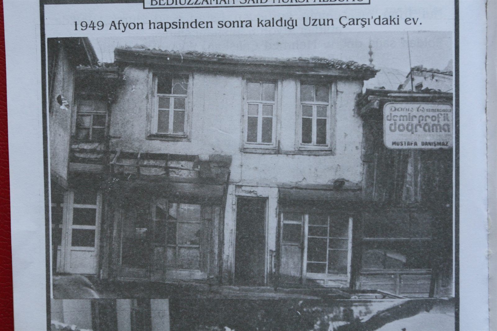Afyon'da kaldığı ev